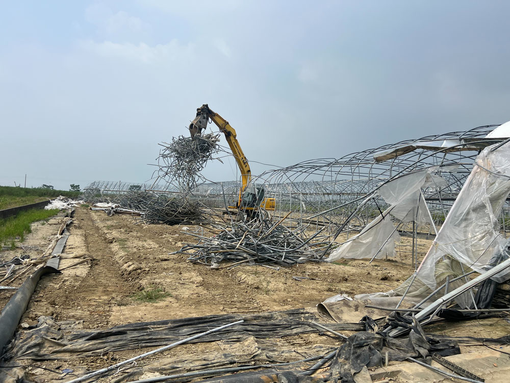 嘉義溫室拆除工程